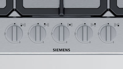 Siemens EG7B5QB90 Autonomous Cooktop with Liquid Gas Burners Inox 75x52cm