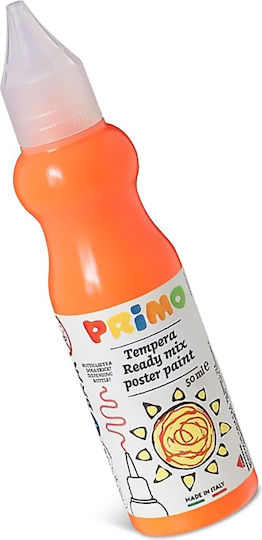 Primo Ready Mix Tempera Paints Orange Fluo in Bottle 50ml 1pcs