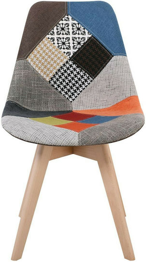 Martin Scaune Sala de mese Patchwork Orange 4buc 49x56x82buc