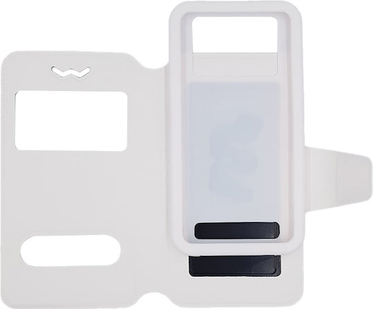 Universal S-View Buchhülle bis 5.3" Weiß