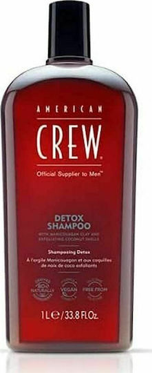 American Crew Detox Shampoos for All Hair Types 1000ml