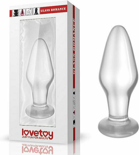 Lovetoy Glass Romance Anal Plug Transparent 12cm