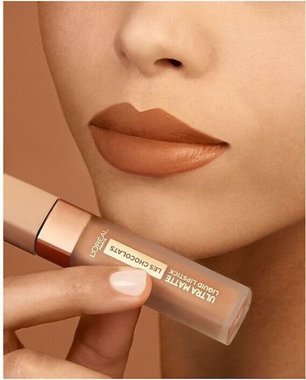 L'Oreal Paris Les Chocolates Ultra Matte Long Lasting Liquid Lipstick Matte 860 Ginger Bomb 7.6ml