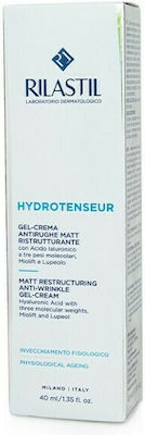 Rilastil Hydrotenseur Restructuring Anti Wrinkle Αnti-aging Cream Suitable for All Skin Types with Hyaluronic Acid 40ml