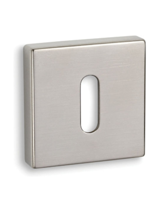 Viometale Lever Middle Door with Rosette 06.1000 Pair Nickel