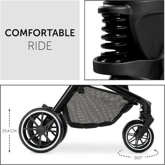 Hauck Move So Simply Set Verstellbar 2 in 1 Baby Kinderwagen Geeignet für Neugeborene Schwarz