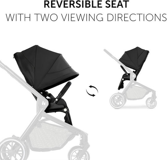 Hauck Move So Simply Set Verstellbar 2 in 1 Baby Kinderwagen Geeignet für Neugeborene Schwarz