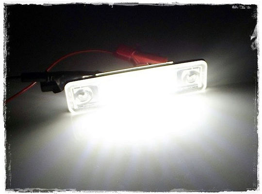 Einparts LED Светлини За Регистрационната Табела Opel Astra / Kombo / Omega / Vectra / Zafira 2 Бройки