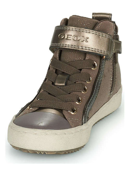 Kalispera Kids Sneakers High with Scratch Beige