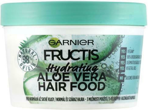 Garnier Fructis Aloe Vera Hair Food Hair Mask for Hydration with Aloe Vera 390ml