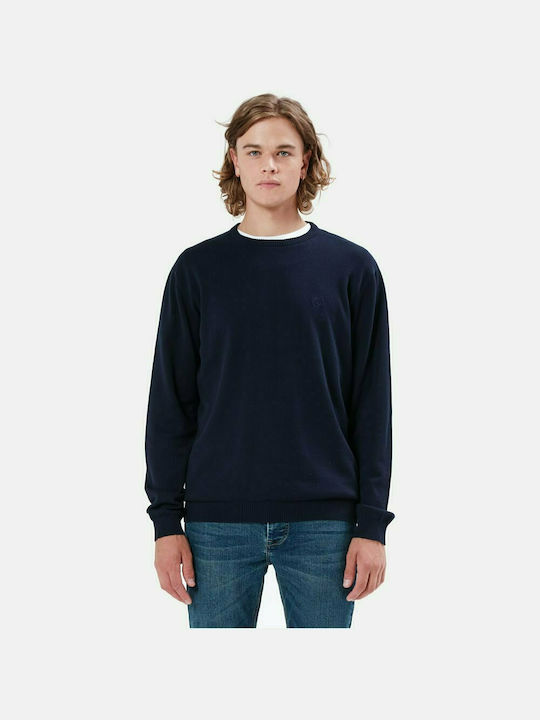 Basehit Herren Langarm-Pullover Marineblau