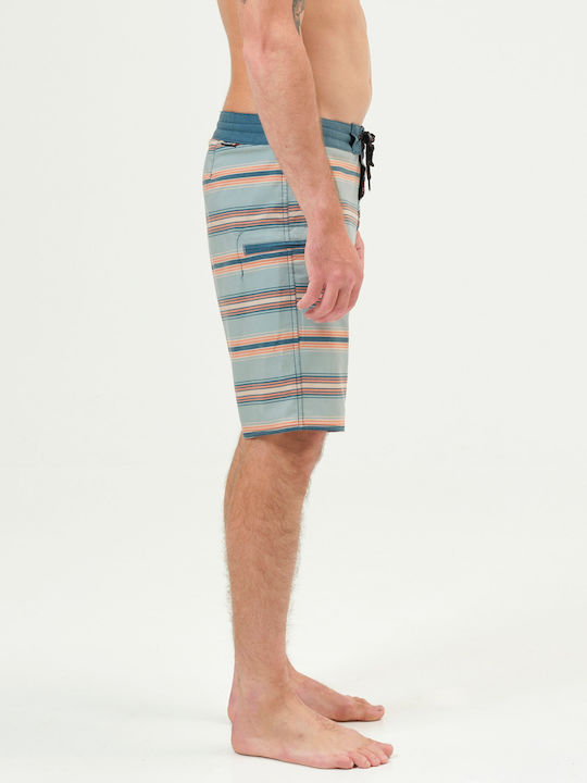 Men's Swimwear Bermuda Multicolour Striped