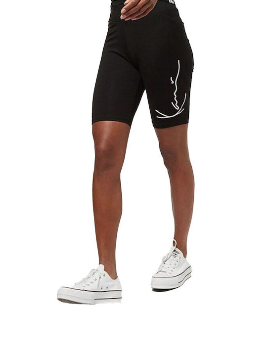 Karl Kani Women's Bike Legging High Waisted Black