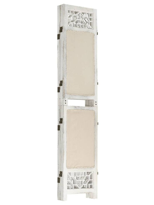 vidaXL Декоративен Параван Текстилен с 5 Панела 175x165см