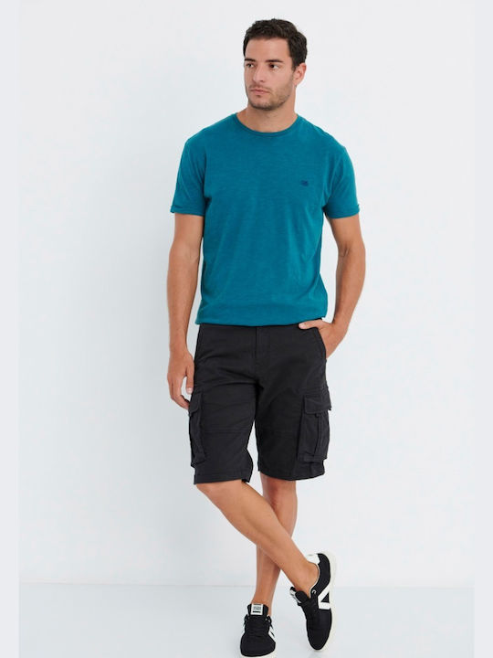 Men's Cargo Monochrome Shorts Black