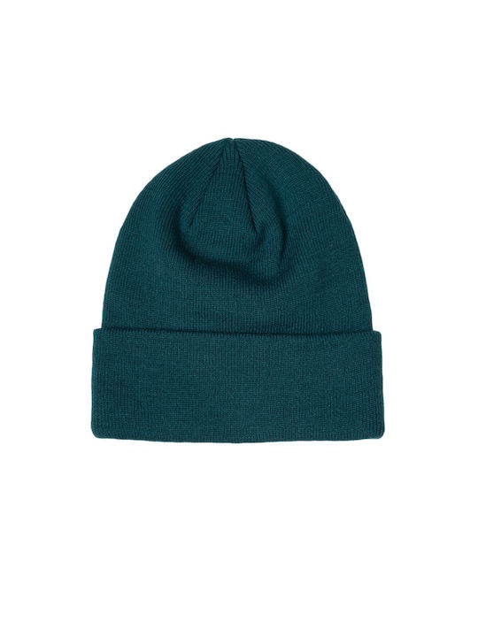 212.BU03.18 Beanie Men's Knitted Beanie in Green Color