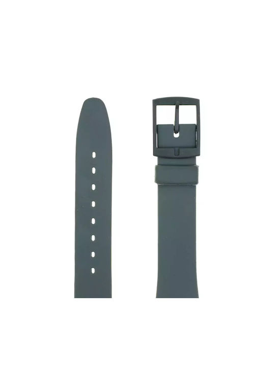 Swatch Καουτσούκ Λουράκι Γκρι 16mm