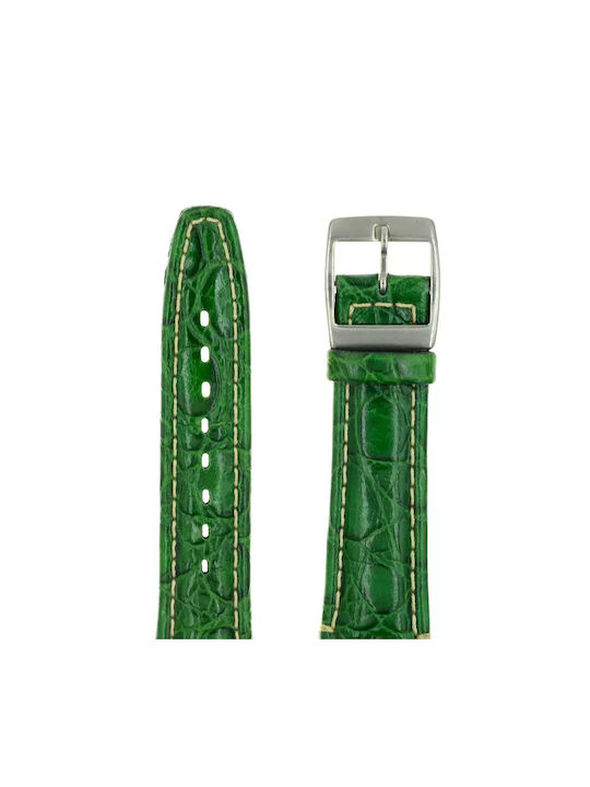 Swatch Δερμάτινο Λουράκι Πράσινο 18mm