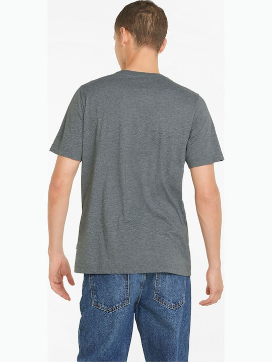PUMA Heather Kurzarm T-Shirt Dunkelgrau PUMA Heather Kurzarm T-Shirt Dunkelgrau