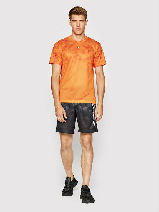 Champion Herren T-Shirt Kurzarm Orange