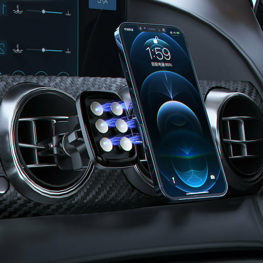 Dudao F8Η Car Mobile Mount with Magnet Black