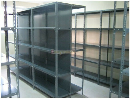 Δημητρουλάκος Ράφι Dexion Γκρι Μ122xΠ38εκ.