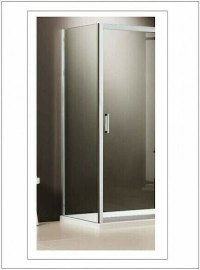 Axis Side Panel Σταθερό Πλαϊνό Ντουζιέρας 89-92x185cm Clean Glass
