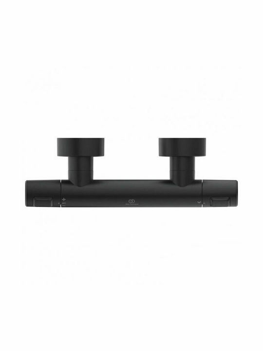Ideal Standard Ceratherm T25 Αναμεικτική Μπαταρία Μπανιέρας Θερμοστατική Μαύρη