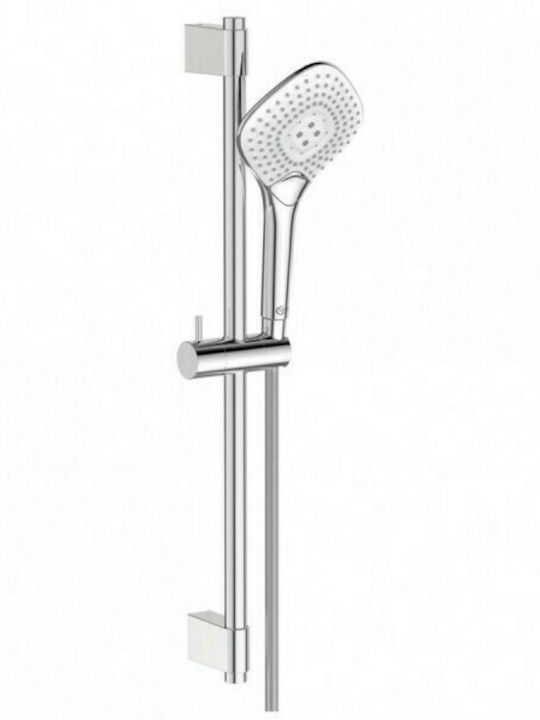 Ideal Standard Ceratherm Shower Column with Bathtub Mixer 56.5cm Silver