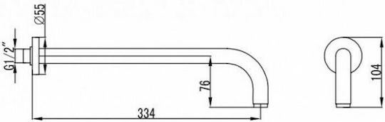 Karag Andare Built-in Mixer, Hand Shower & Shower Head Set for Shower 2 Exits White
