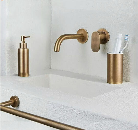 Geesa Performa Wish Επιτραπέζιο Dispenser Μεταλλικό Καφέ 125ml