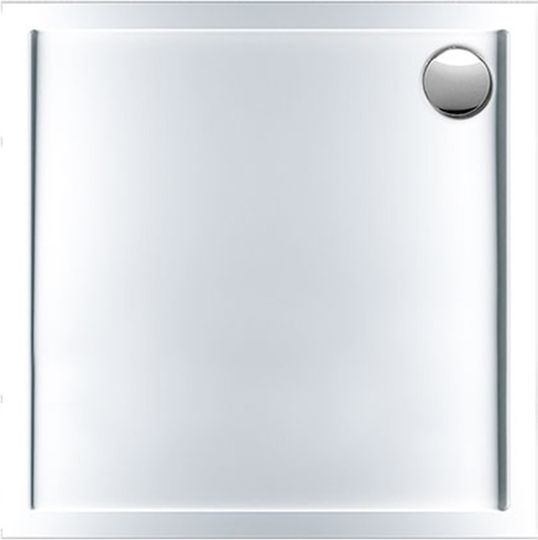 Sirene Rectangular Acrylic Shower White Extra Flat 120x80x5cm