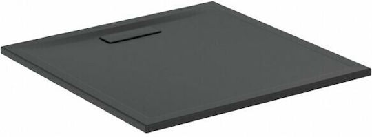 Ideal Standard Rectangular Acrylic Shower Black Ultra Flat New 90x70x2.5cm
