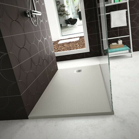 Ideal Standard Rectangular Artificial Stone Shower White Ultra Flat S 100x80x3cm