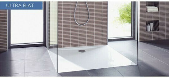 Ideal Standard Semicircular Acrylic Shower White Doccia 80x80x4cm