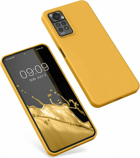 KWmobile Rubberized Back Cover Σιλικόνης Mango (Redmi Note 11 Pro)