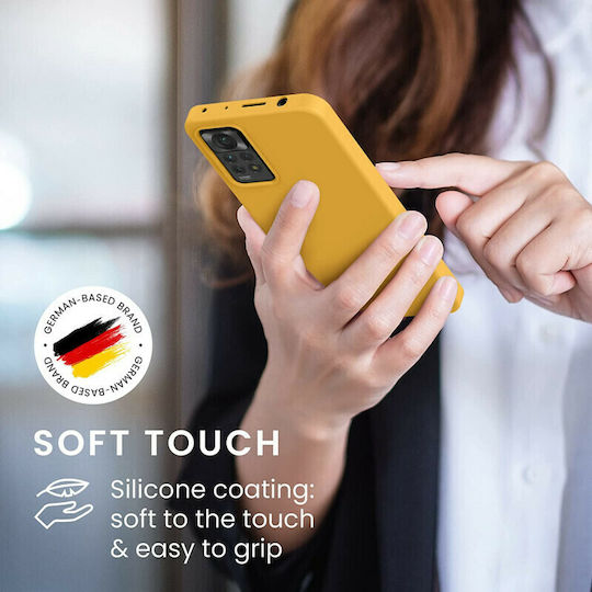 KWmobile Rubberized Back Cover Σιλικόνης Mango (Redmi Note 11 Pro)
