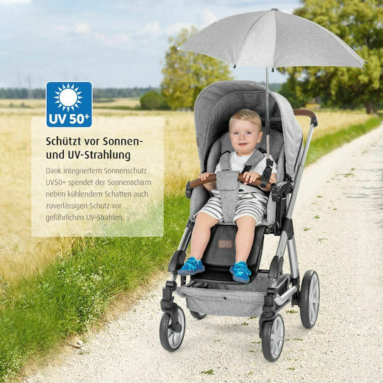Reer Regenschirm Kinderwagen Gray