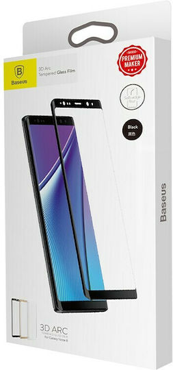 Baseus Vollkleber Vollflächig gehärtetes Glas (Galaxy Note 8) SGSANOTE8-3D01