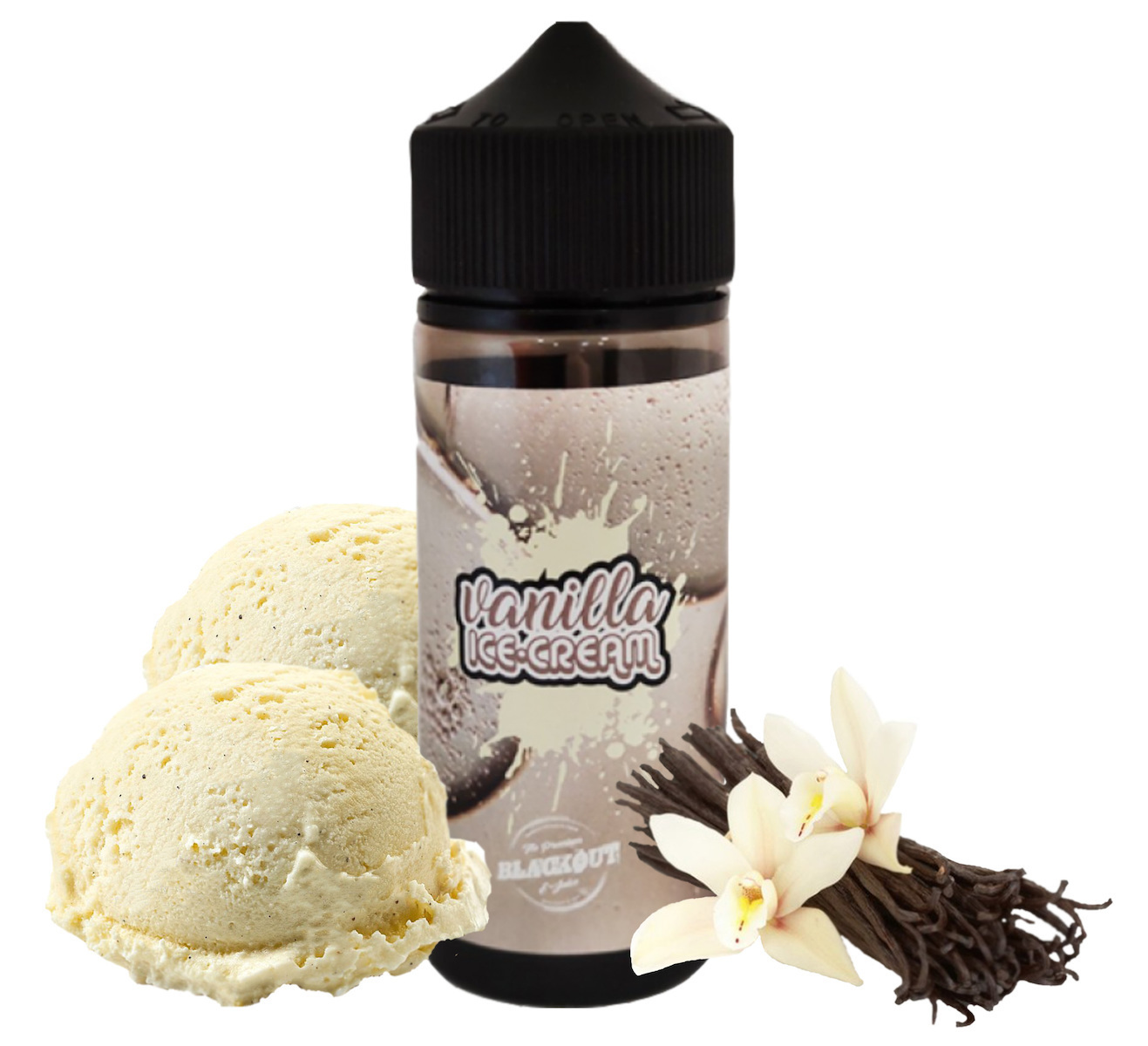 Blackout Flavor Shot Vanilla Ice Cream 120ml | Skroutz.gr