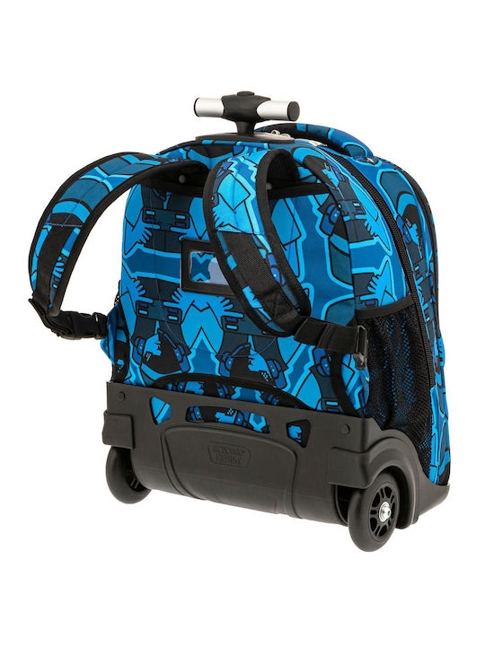 Polo Rolling School Bag Trolley Elementary, Elementary Multicolour with Water Bottle Holder 30Liters