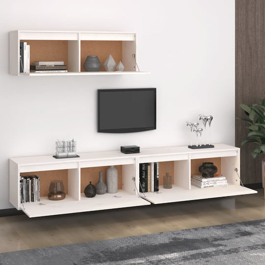 Wohnzimmer TV-Einheit Weiß L100xB30xH35cm