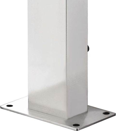 vidaXL Pool Shower with Length 62cm Silver