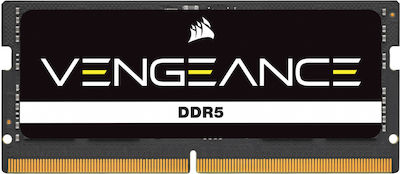 Corsair Vengeance 16GB DDR5 RAM mit 2 Modulen (2x8GB) und Geschwindigkeit 4800 für Laptop