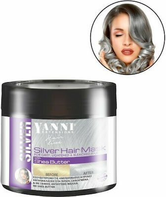 Yanni Extensions Silver Mask Masca de păr pentru Păstrarea Culorii 500ml