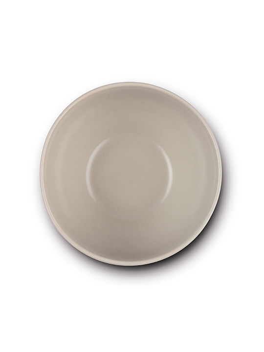 Nava Soho Classic Bol de Servire pentru Cereale Rotund Ceramică Gri cu Diametru 14buc