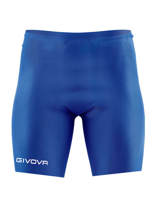 Givova Men's Sports Short Leggings Blue