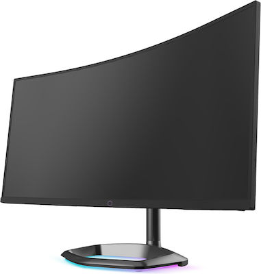 CoolerMaster GM34-CWQ ARGB Ultrawide VA HDR Curved Gaming Monitor 34" QHD 3440x1440 144Hz