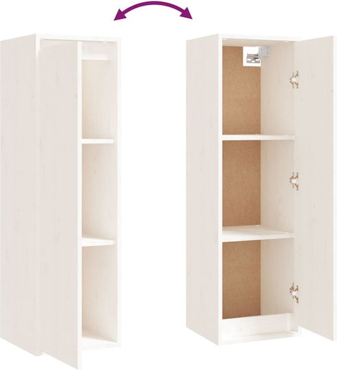 Wohnzimmer TV-Einheit Weiß L220xB30xH140cm
