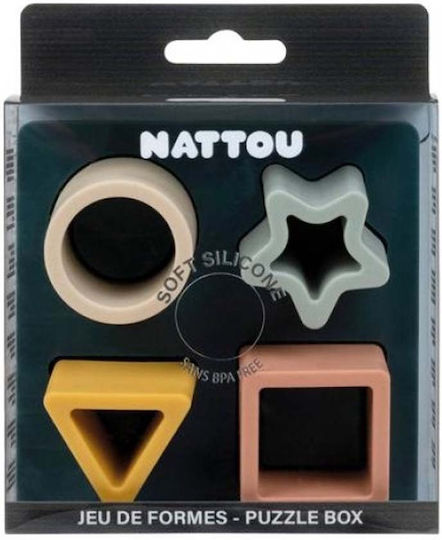 Nattou Παιχνίδι Ταξινόμησης Σχημάτων Αντιστοίχιση Σχημάτων για Νεογέννητα